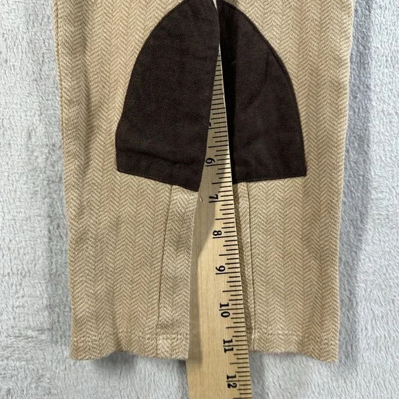 Janie and Jack Girls Tan Riding Pants Toddler Size 2T Knit Equestrian - Picture 3 of 8